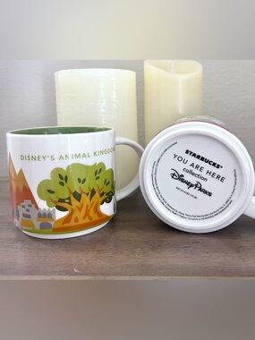 Disney Parks Animal Kingdom Starbucks 14 oz Coffee Mug You Are Here Series